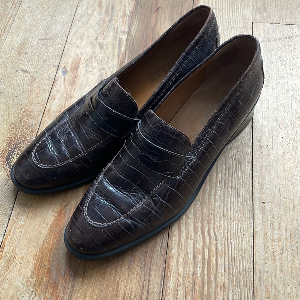 Ralph Lauren crocodile loafer